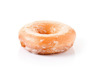 Donuts on a white background