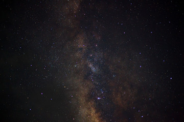 The center of the milky way galaxy, Long exposure photograph