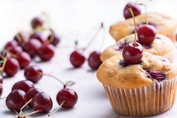cupcake with cherry