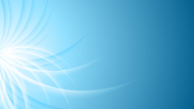 Bright blue waves elegant abstract background. Video corporate animation HD 1920x1080