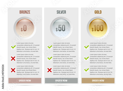 Quot Subscription Plan Template Quot Imagens E Vetores De Stock Royalty Free No Fotolia Com Imagem Subscription Plan Template