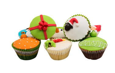 Christmas cupcakes