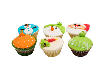 Christmas cupcakes