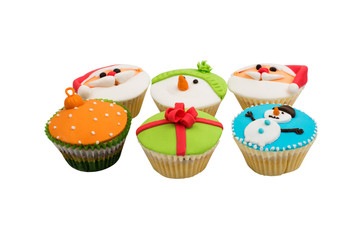 Christmas cupcakes