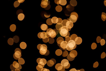 Abstract circular bokeh background of light