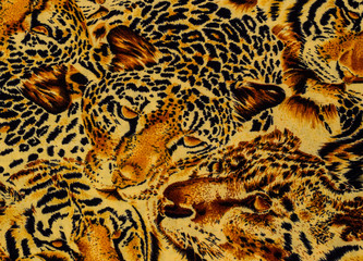 Tiger print fabric