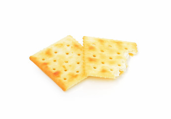 cracker isolated on white background
