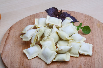 Raw ravioli