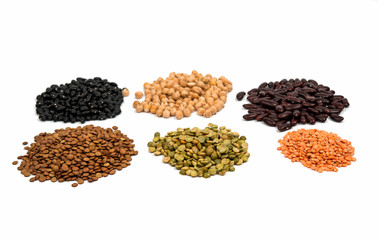 collection of legumes