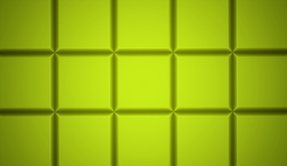 Green abstract cubes background