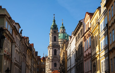 Fototapeta na wymiar Street view of Prague.