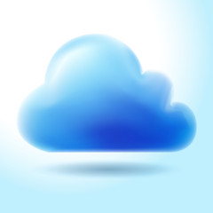 Watercolor cloud background