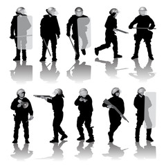 Riot police