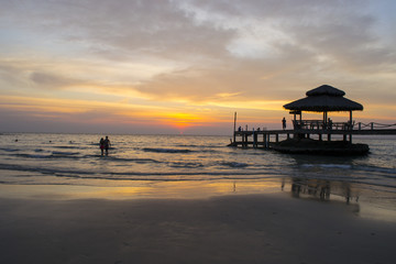 Thailand beaches sunset