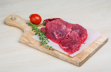 Raw beef