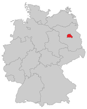 Berlin in Deutschland - Vektor