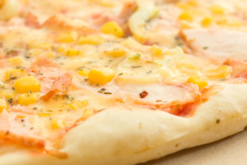 Thin and tasty pizza