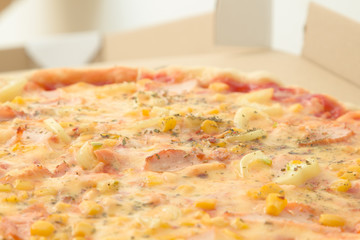 Thin and tasty pizza