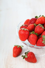 Ripe strawberries