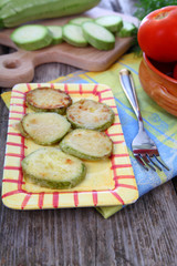 Fried zucchini