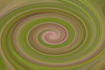Abstract green spiral pattern
