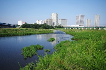 二子玉川駅付近の風景