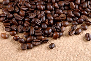 Beans, bean, hesian.