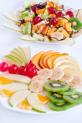 delicious salad of mixed fruit