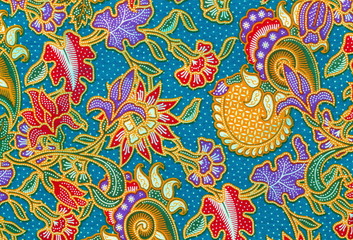 Colorful of pattern texture of general traditional thai style native fabric weave
