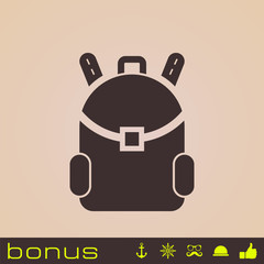 Obraz premium backpack icon