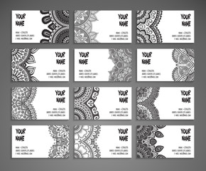 Collection Business card or invitation