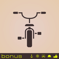 icon bicycle front