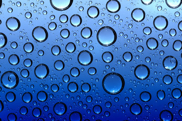  drops on glass