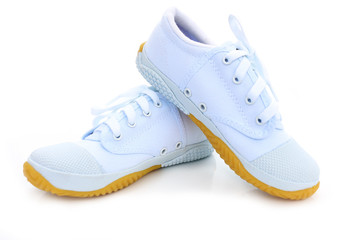 shue on white background