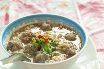 Breakfast with gruel