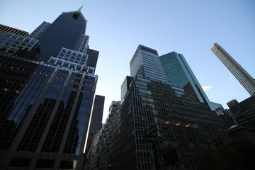 Fototapeta na wymiar New York City, Wolkenkratzer an der Park Avenue in Midtown Manhattan