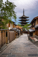 Yasaka Pagoda and Sannen Zaka Street in the Morning, Gion, Kyoto