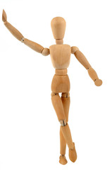 L'homme en bois détendu