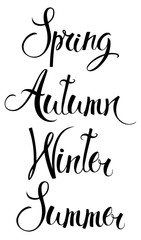 Spring, Autumn, Winter, Summer