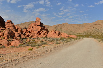 Valley of Fire State Park in Nevada, USA.