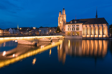 Zurich at night
