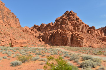 Fototapeta premium Valley of Fire State Park in Nevada, USA.