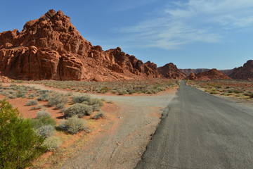 Valley of Fire State Park in Nevada, USA.
