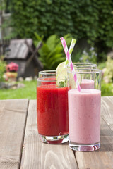 Smoothie and milkshake