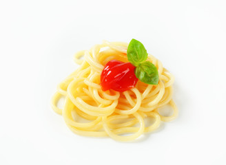 Spaghetti with tomato sauce