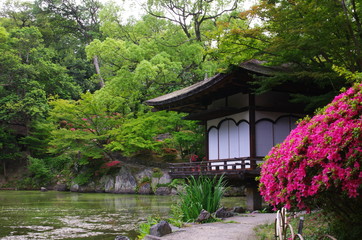 和歌山城二の丸庭園の鳶魚閣