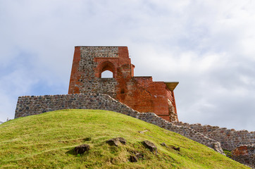 Ruins of Upper Castle Vilna, Vilnius, Lithuania