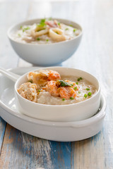 rice porridge with shrimp