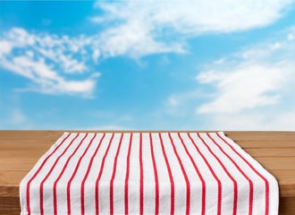 Picnic, kitchen, cloth.