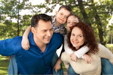 Family, Cheerful, Child.